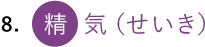 8. 精気(せいき)